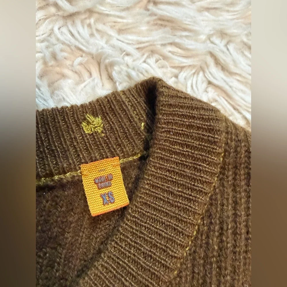 Guest in Residence Knitters 100% Cashmere Crewneck Sweater - Size XS